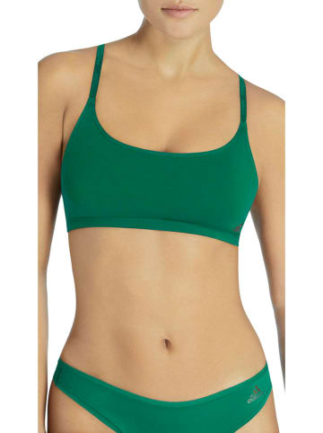 adidas Top w kolorze zielonym