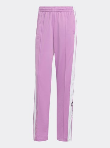 adidas Sweathose in Rosa/ Weiß