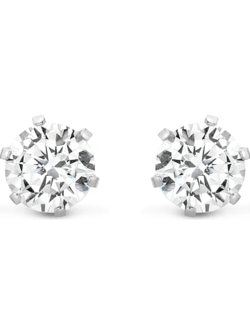 Revoni Weißgold-Ohrstecker mit Zirkonias