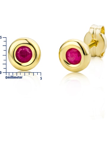 Revoni Gold-Ohrstecker mit Edelsteinen