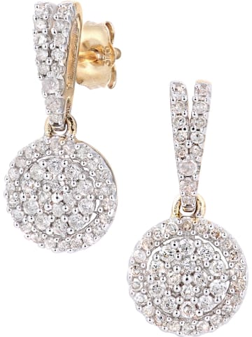 Revoni Gold-Ohrstecker mit Diamanten