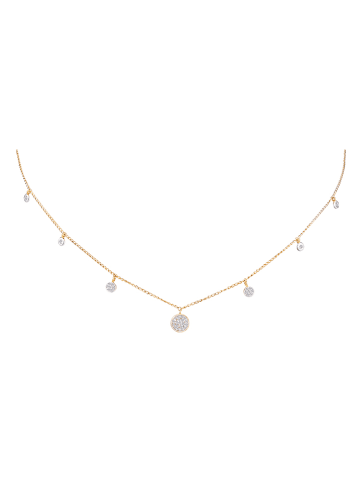 Revoni Gold-Halskette mit Diamanten - (L)42 cm
