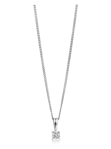 Revoni Złoty naszyjnik z diamentową zawieszką - dł. 45 cm