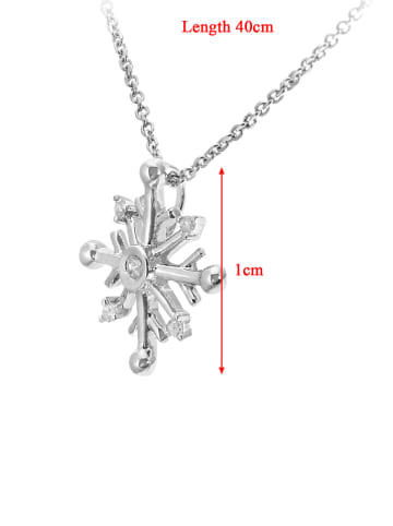 Revoni Złoty naszyjnik z diamentową zawieszką - dł. 40 cm