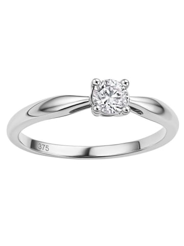 Revoni Witgouden ring met diamant