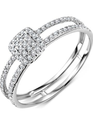 Revoni Witgouden ring met diamanten