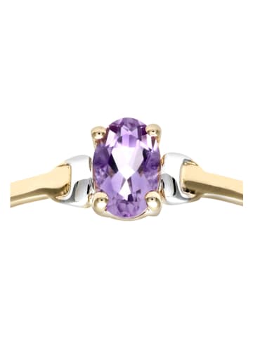 Diamant Exquis Gold-Ring mit Edelstein