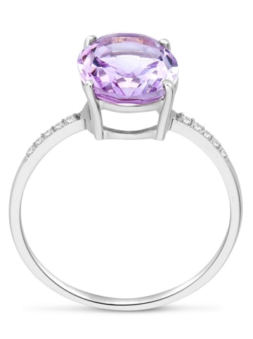 Diamant Exquis Witgouden ring met diamanten