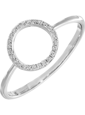 Diamant Exquis Weißgold-Ring mit Diamanten