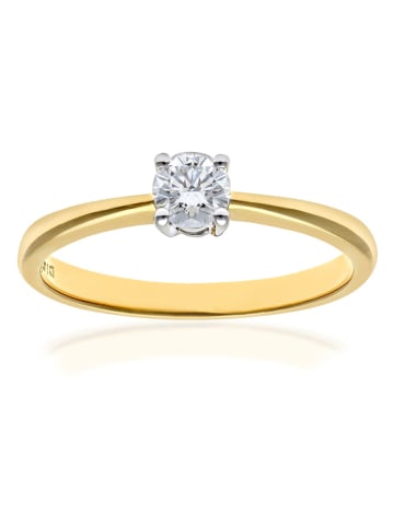 Diamant Exquis Złoty pierścionek z diamentem