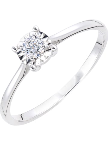 Revoni Witgouden ring met diamant