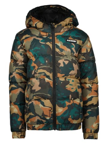 RAIZZED® Doorgestikte jas "Tarboro" groen