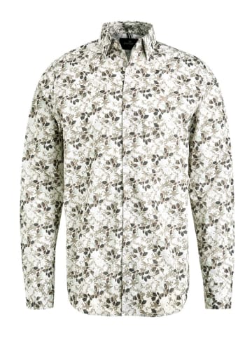 Vanguard Hemd in Weiß/ Braun