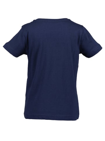 Blue Seven Koszulka w kolorze granatowym ze wzorem