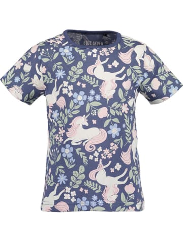 Blue Seven Shirt in Dunkelblau/ Bunt