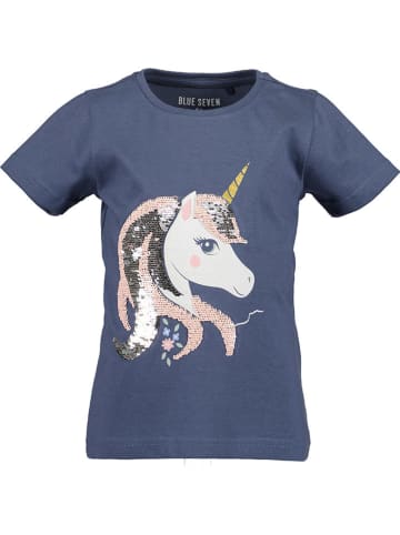 Blue Seven Shirt donkerblauw/meerkleurig