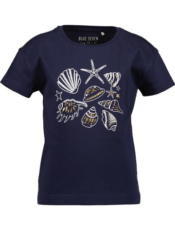 Blue Seven 2er Set: Shirts in Dunkelblau/ Rosa