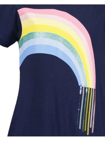 Blue Seven Sukienka w kolorze granatowym ze wzorem