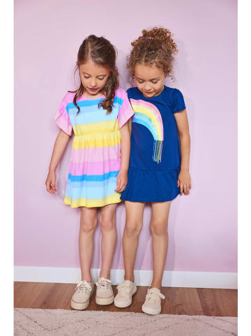 Blue Seven Sukienka w kolorze granatowym ze wzorem