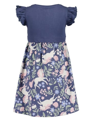 Blue Seven Kleid in Dunkelblau/ Bunt