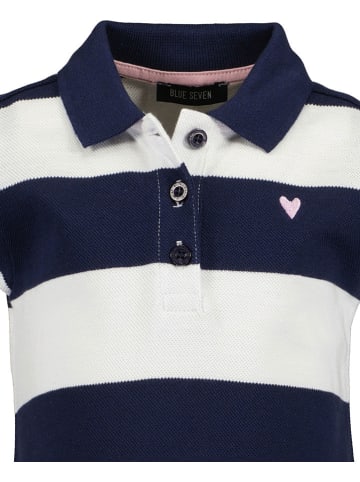 Blue Seven Jurk donkerblauw/wit