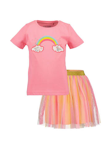 Blue Seven 2tlg. Outfit in Pink/ Bunt