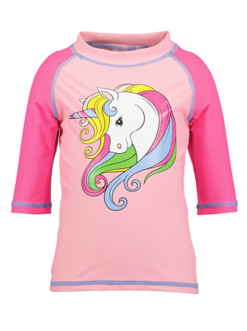 Blue Seven Koszulka kąpielowa w kolorze różowym ze wzorem