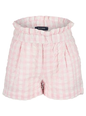 Blue Seven Shorts in Rosa/ Weiß