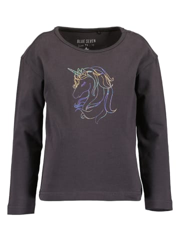 Blue Seven Longsleeve in Anthrazit