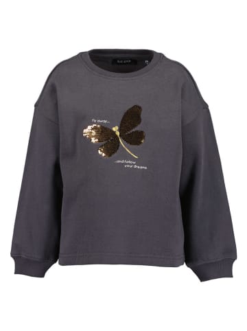 Blue Seven Bluza w kolorze antracytowym