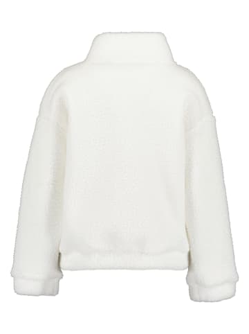 Blue Seven Fleecejacke in Weiß/ Rosa