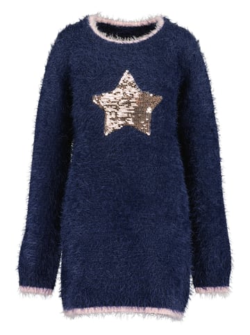 Blue Seven Gebreide jurk donkerblauw