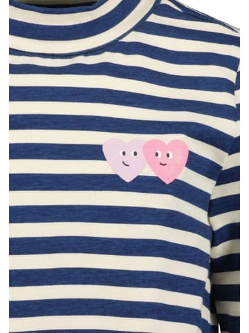 Blue Seven Kleid in Dunkelblau/ Creme