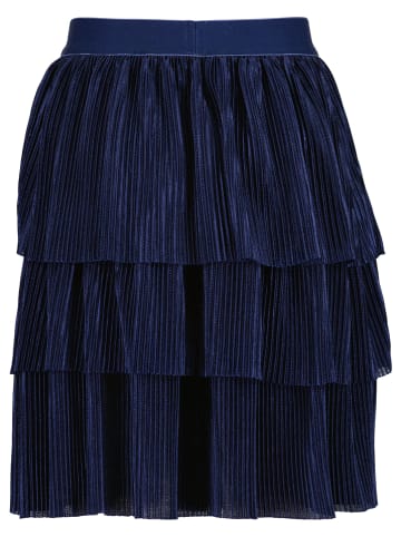 Blue Seven Plisseerock in Dunkelblau