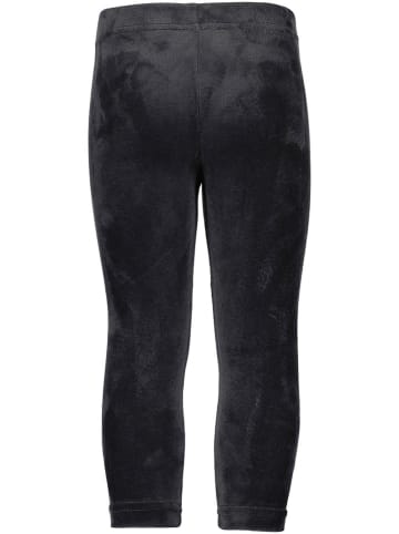 Blue Seven Samt-Leggings in Schwarz
