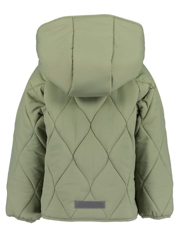 Blue Seven Doorgestikte jas kaki