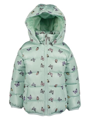 Blue Seven Doorgestikte jas groen