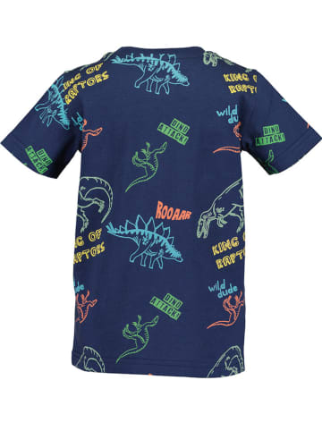 Blue Seven 2-delige set: shirts donkerblauw/meerkleurig