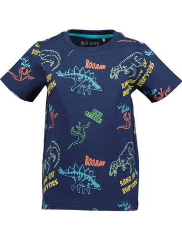Blue Seven 2-delige set: shirts donkerblauw/meerkleurig
