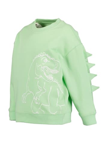 Blue Seven Bluza w kolorze zielonym