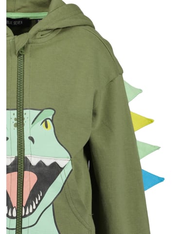 Blue Seven Sweatjacke in Khaki