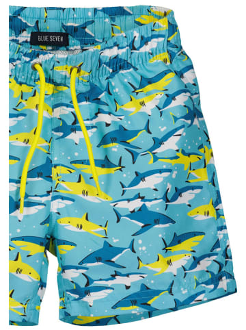 Blue Seven Badeshorts in Blau/ Gelb