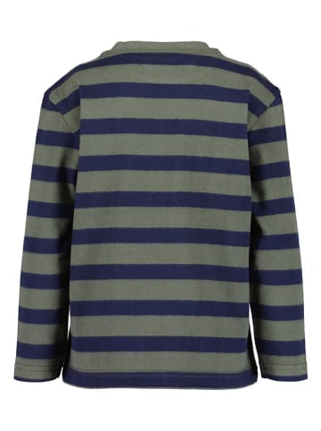 Blue Seven Longsleeve donkerblauw/kaki