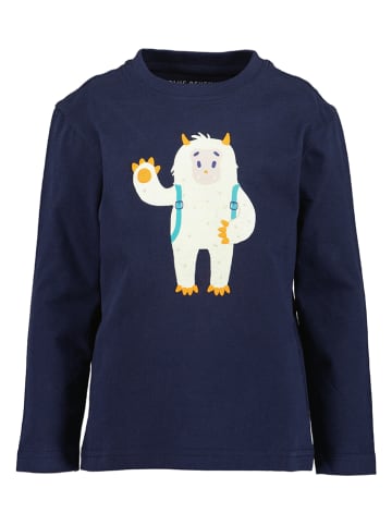 Blue Seven Longsleeve donkerblauw