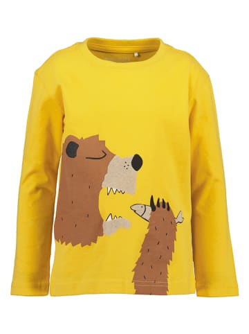 Blue Seven Longsleeve in Gelb