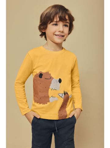 Blue Seven Longsleeve in Gelb