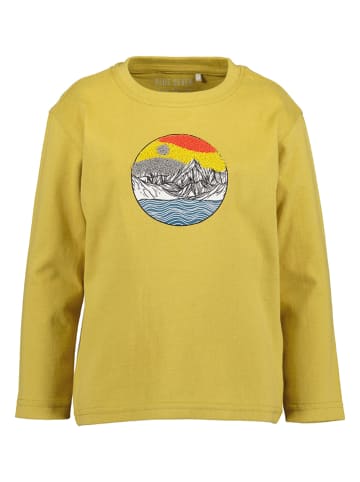 Blue Seven Longsleeve in Gelb