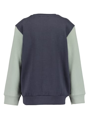 Blue Seven Sweatshirt in Dunkelblau/ Grün