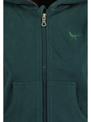 Blue Seven Bluza w kolorze czerwono-ciemnozielonym