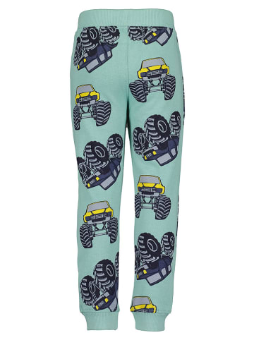 Blue Seven Spodnie dresowe w kolorze granatowo-turkusowym